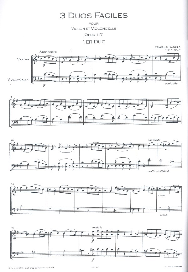 Duos Faciles op.117,1 für