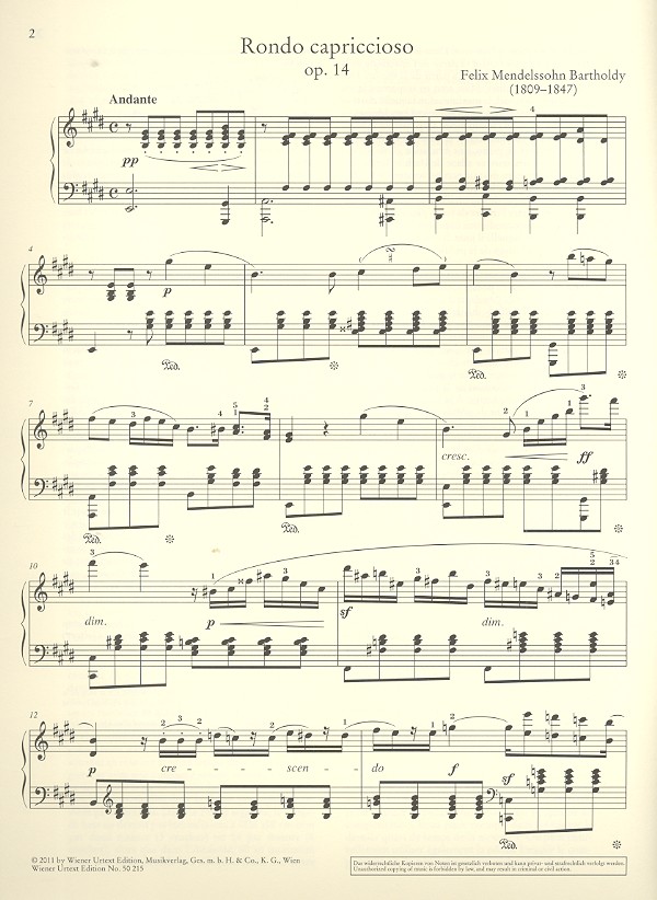 Rondo capriccioso op.14