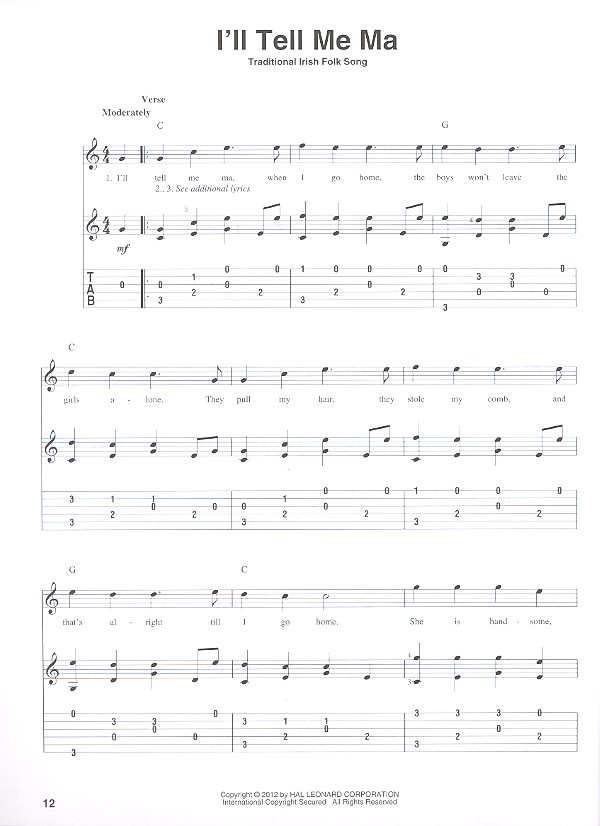 Fingerpicking Irish Songs: