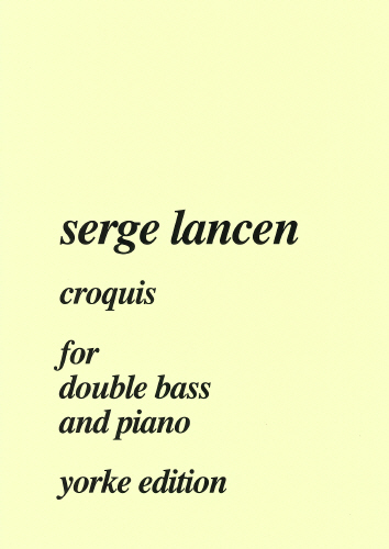 Croquis for double bass and piano