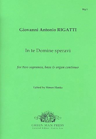 In te Domine speravi für 2 Soprane,