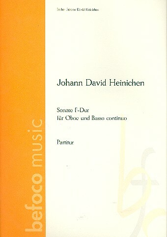 Sonate F-Dur für Oboe und Bc