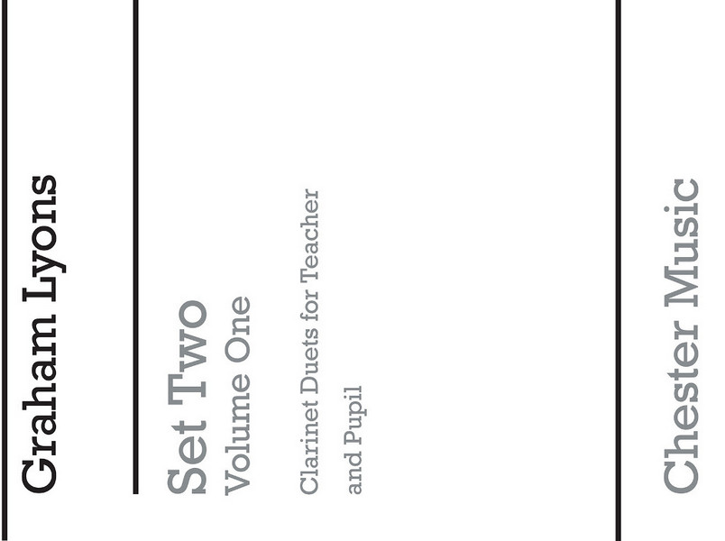 Set Two Vol.1 for 2 Clarinets