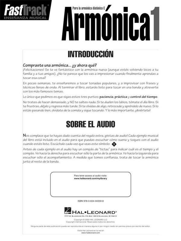 Fast Track Armónica Vol.1 (+CD) (sp)