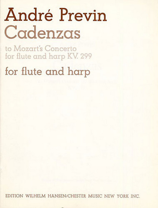 Cadenzas to Mozart's Concerto KV299