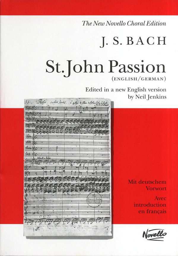 St. John Passion Vocal Score (dt/en)