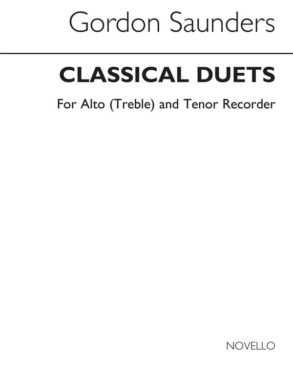 Classical Duets for Treble