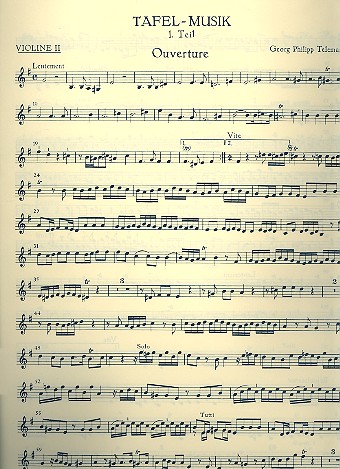 Tafelmusik 1 TWV55:e1 für 2 Flöten,