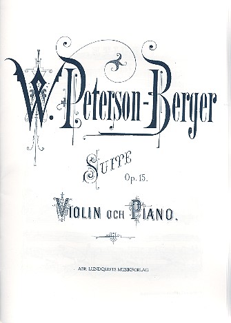 Suite op.15 