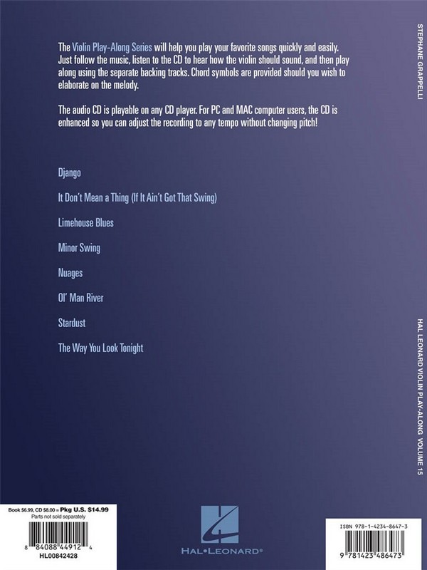 Violin Play-Along vol.15 (+audio access):