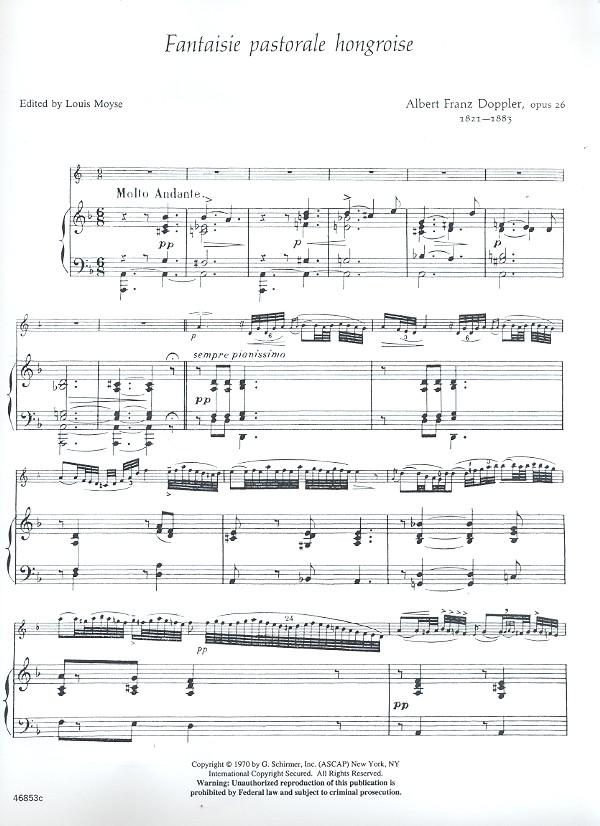 Fantaisie Pastorale Hongroise op.26