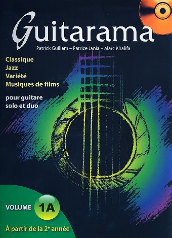 Guitarama vol.1a (+CD) pour 1-2 guitares