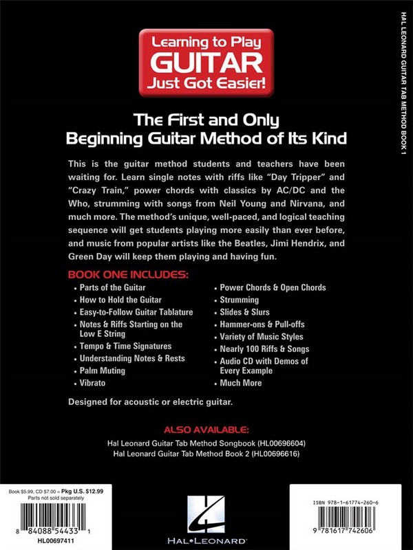 Hal Leonard Guitar Tab Method vol.1 (+audio access)