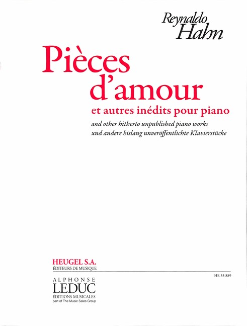 Pièces d'amour et autres inédites