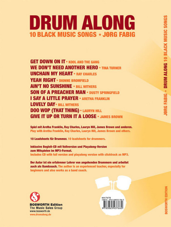 Drum Along - 10 Black Music Songs (+Mp3-CD):