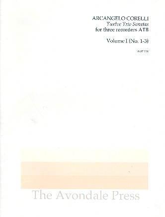 12 Trio Sonatas vol.1 (nos.1-3)
