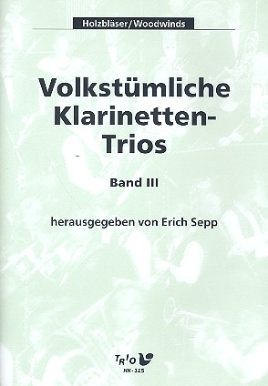 Volkstümliche Klarinettentrios Band 3