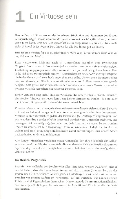 Der virtuose Lehrer