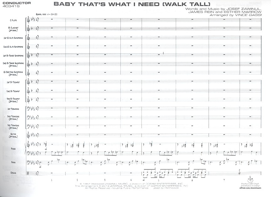 Baby that's what I need (Walk talk):