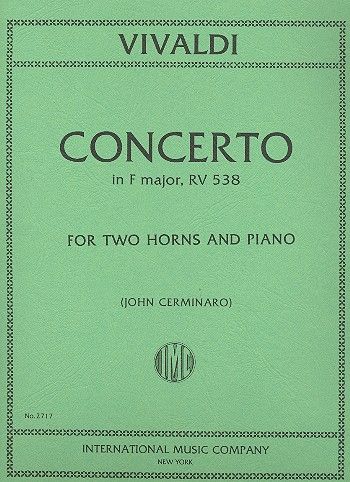 Concerto f major RV538