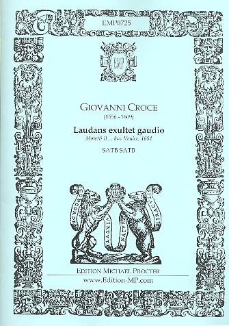 Laudans exultet gaudio (1 tone lower than original high pitch)