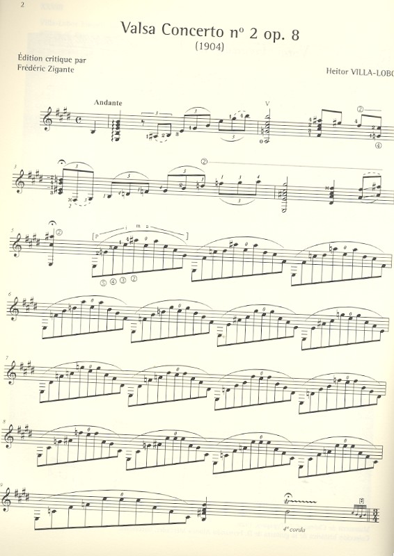 Choros no.1, Simples et Valsa Concerto no.2 op.8