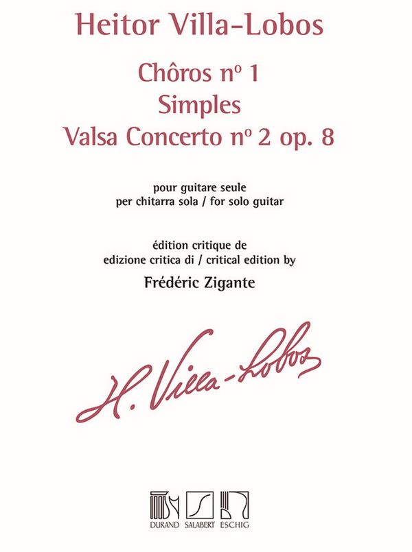 Choros no.1, Simples et Valsa Concerto no.2 op.8