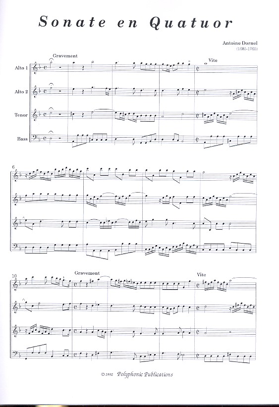 Sonate en quatuor