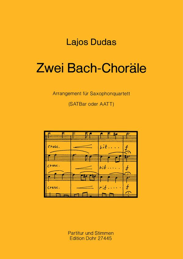 2 Bach-Choräle für 4 Saxophone