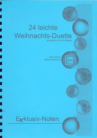 24 leichte Weihnachtsduette in Eb