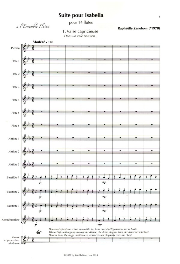 Suite pour Isabella