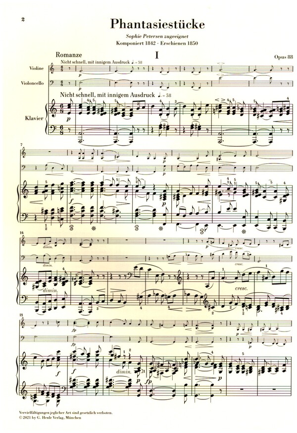 Phantasiestücke op.88