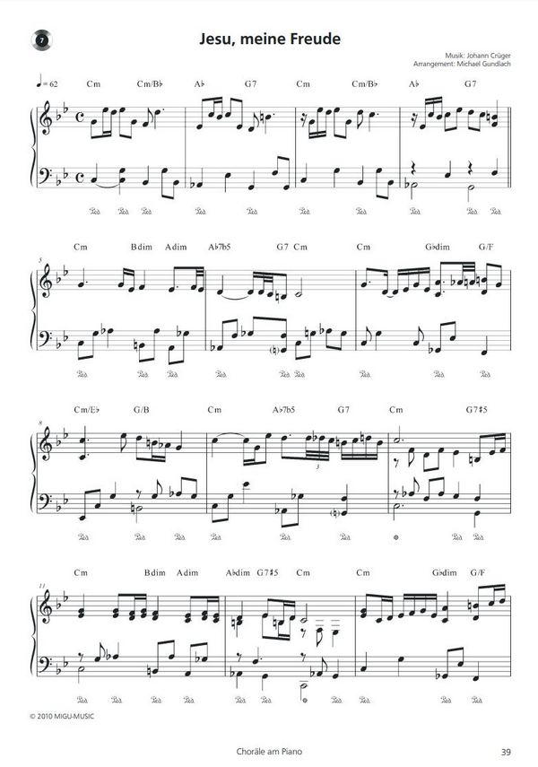 Choräle am Piano (+Online Audio)
