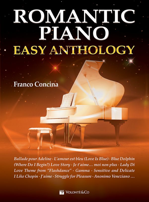 MB824  Franco Concina, Romantic Piano - easy Anthology