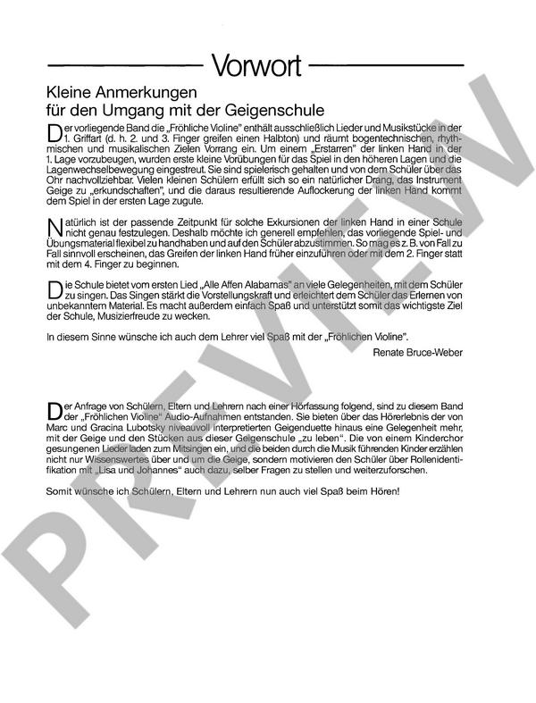 Die fröhliche Violine Band 1 (+online material)