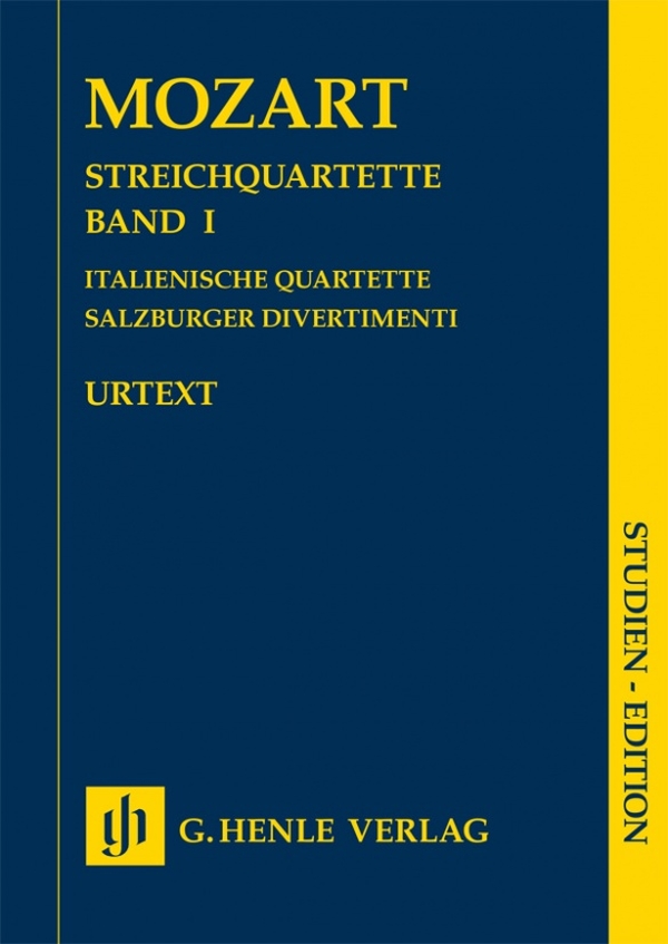 Streichquartette Band 1 (Salzburger Divertimenti, Italienische Quartet