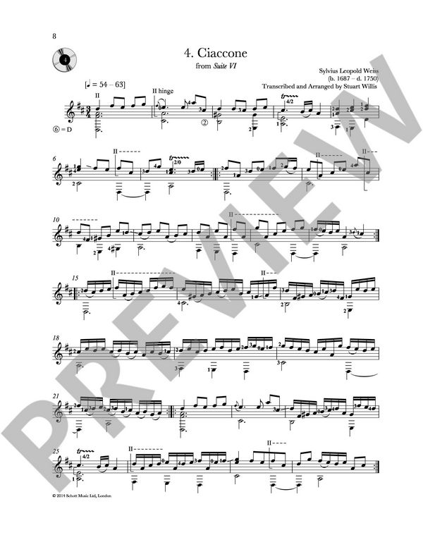 Baroque Guitar Anthology vol.4 (+CD)