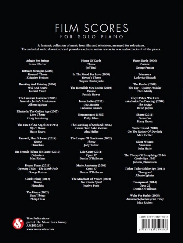 Film Scores (+Online Audio):