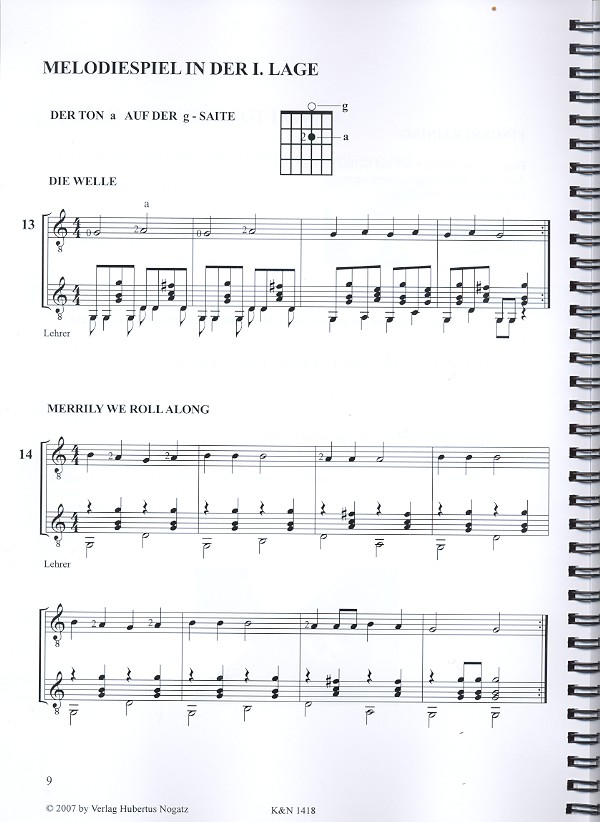 Gitarre genießen - Gitarrenschule Band 1