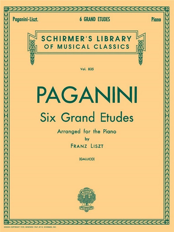 6 Grand Etudes 