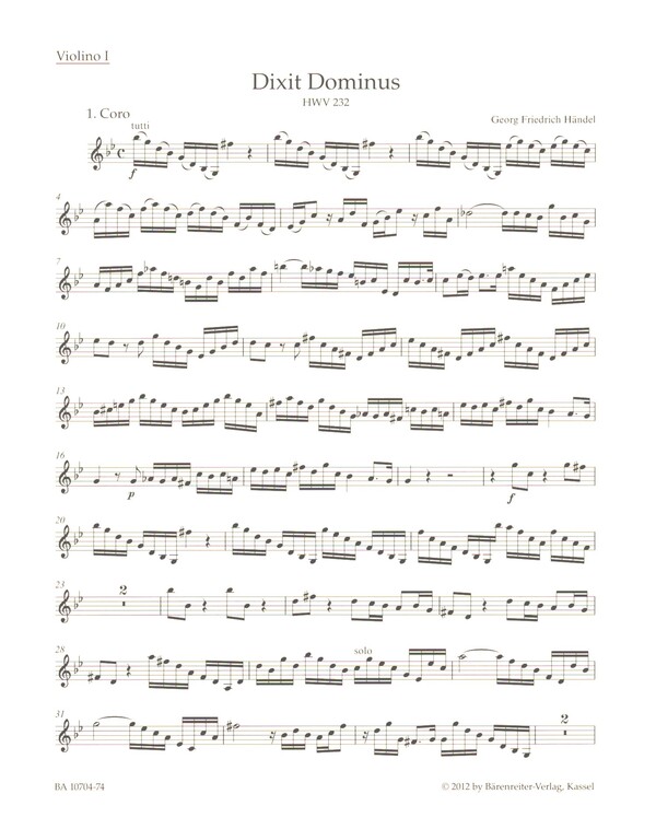 Dixit Dominus HWV232