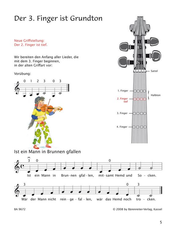 Früher Anfang auf der Geige Band 2 - Violinschule