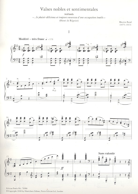 Valses nobles et sentimentales