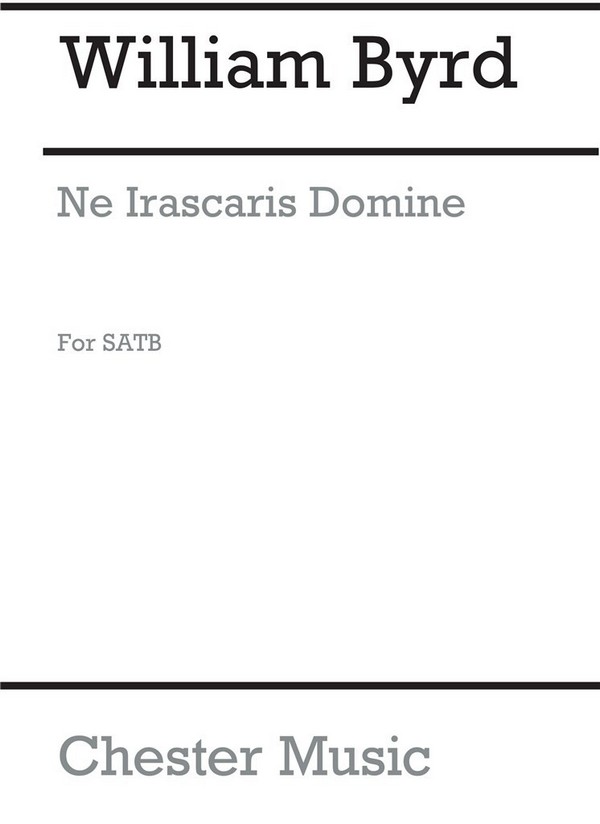 Ne Irascaris Domine for 5 voices (SATBBar)