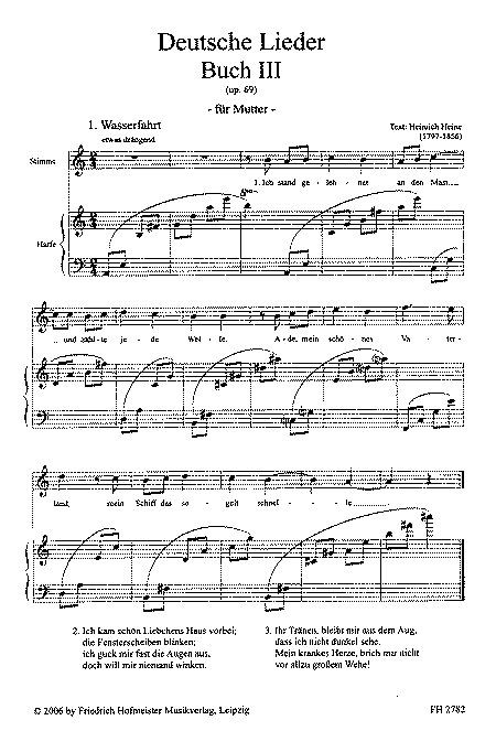 Deutsche Lieder Band 3 für Gesang