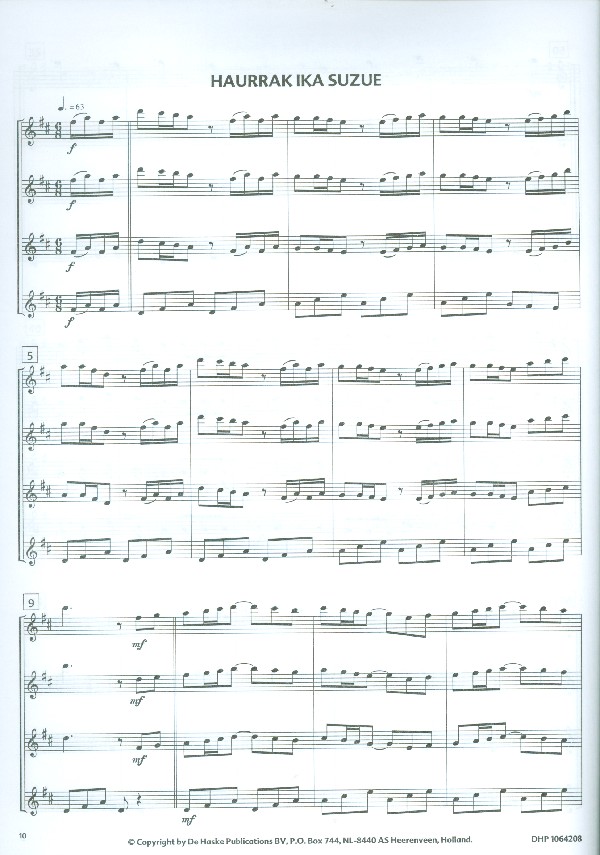 Four by Four für 4 Flöten