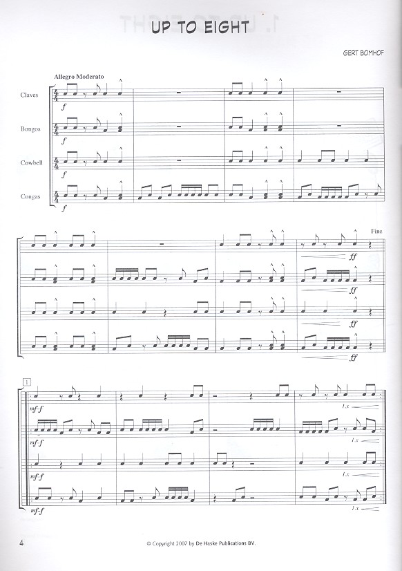 More Quartopus for percussion