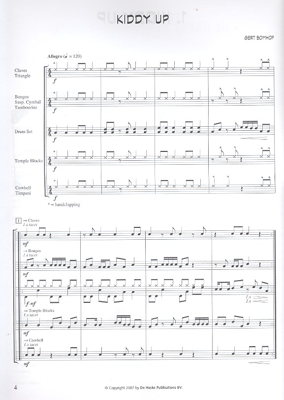 More Quintopus for percussion