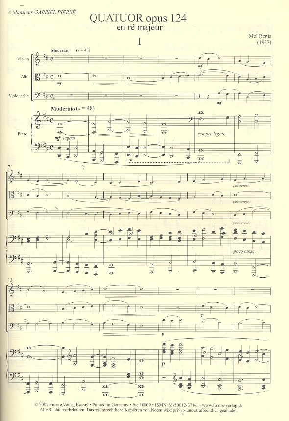 Quartett D-Dur op.124