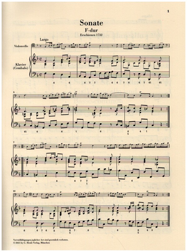 Sonate Nr.1 F-Dur